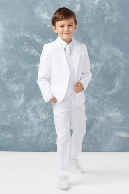 Boys White Suit, T402W