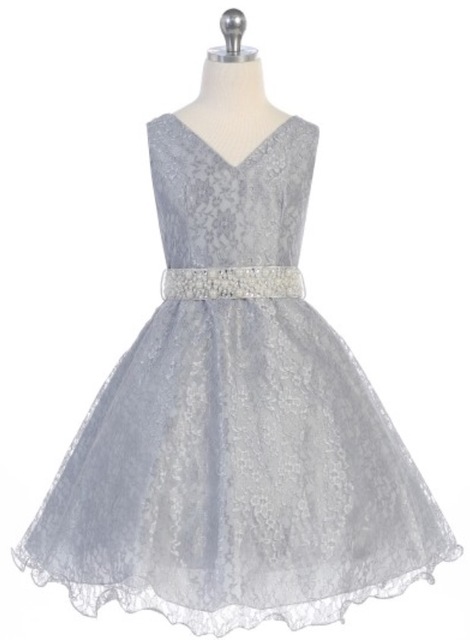 Lace Pageant Dress J321