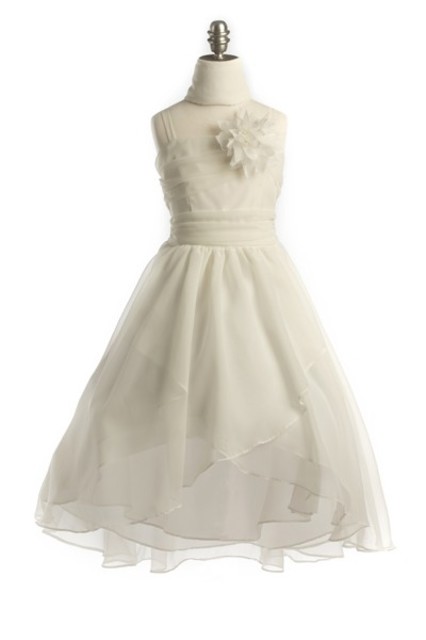 Chiffon Flowergilr Dress, J3410