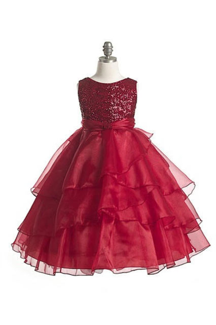 Shimmer Flower Girl Dress J3559