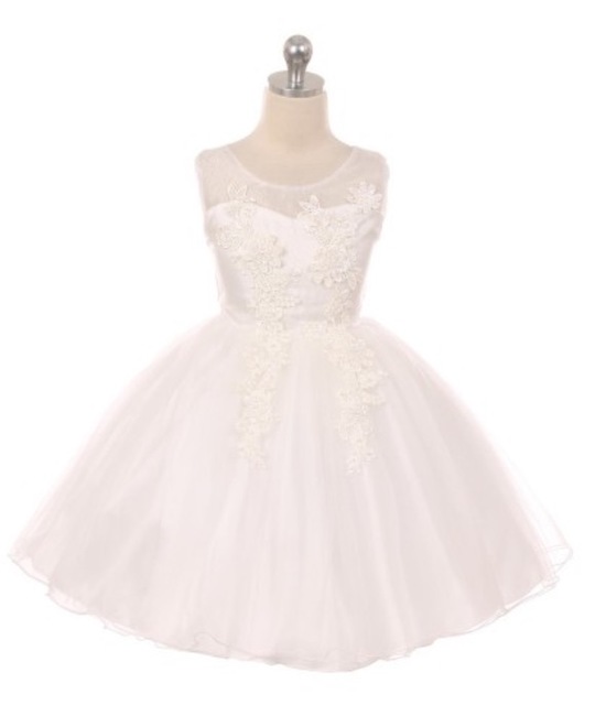 Short Lace Pageant Dress, J360