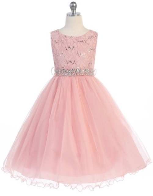 Lace Pageant Dress J367