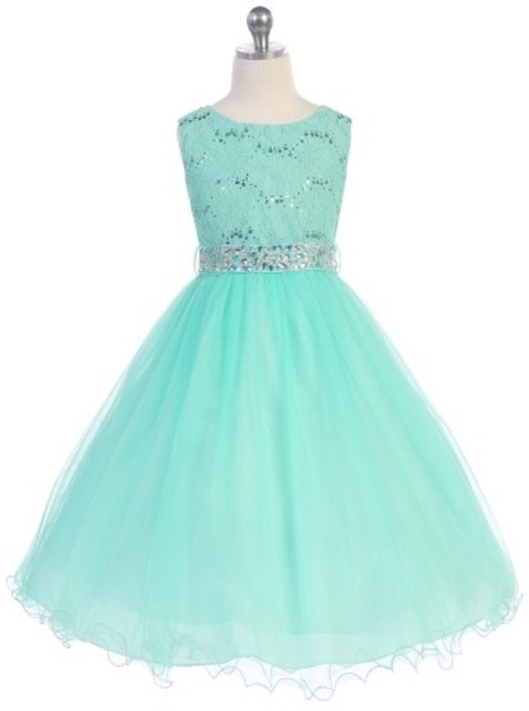 Lace Flowergirl Dress J367