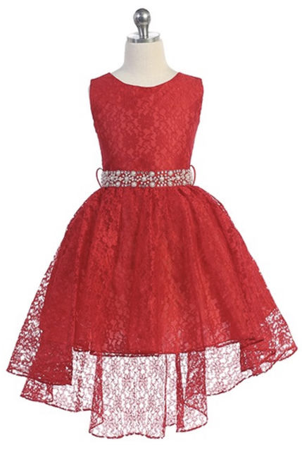 Child High Low Dress, J374