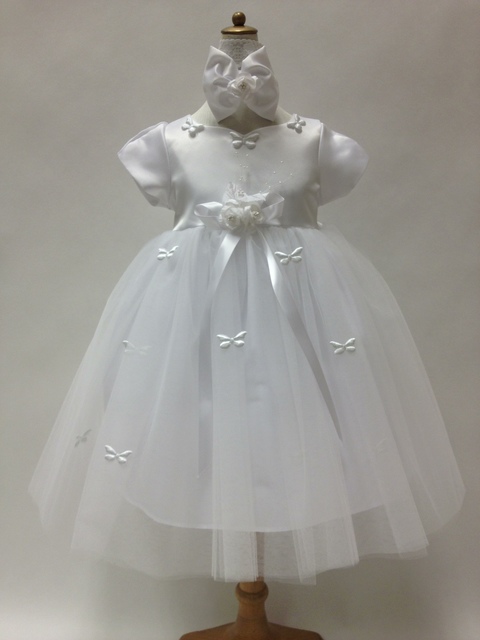 Butterfly Accented Kid Dress, P5139