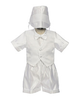 Boys Baptismal Outfit, Boys White Formal, CO408