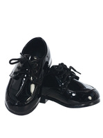 Infant & Boys Dress Shoes, Black, White, or Ivory