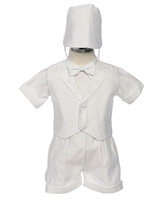Embroidered Boys Christening Set, CO23 