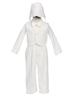 Patterned Boys Christening Outfit, CO3