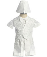 Boys Christening Short Set, CO422