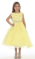 Lace Flower Girl Dress, J367 