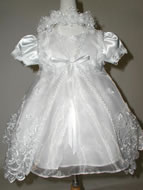 Beaded Christening Dress w/ Bolero, K4000