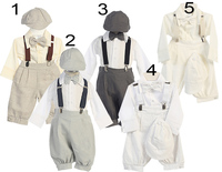 Boys Linen Knickers w/ Suspenders