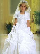 Beaded Corset Pickup First Holy Communion Gown, MB803