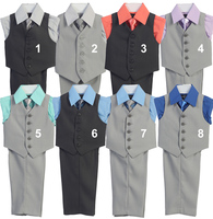 Boys Formal Vest Set, V105