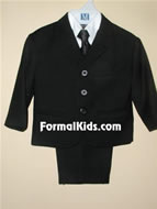 Infant & Children Boy Suit, CS1 Blk