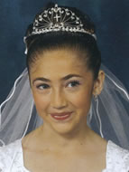 Children Tiara, Communion Tiara w/Veil, T99C