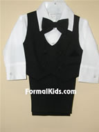 Infant & Toddler Vest Set , V2, Blk